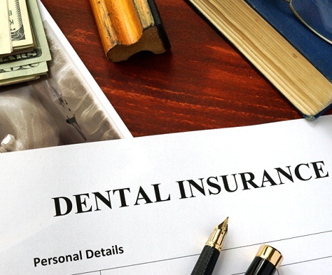 Dental insurance form for restorations.