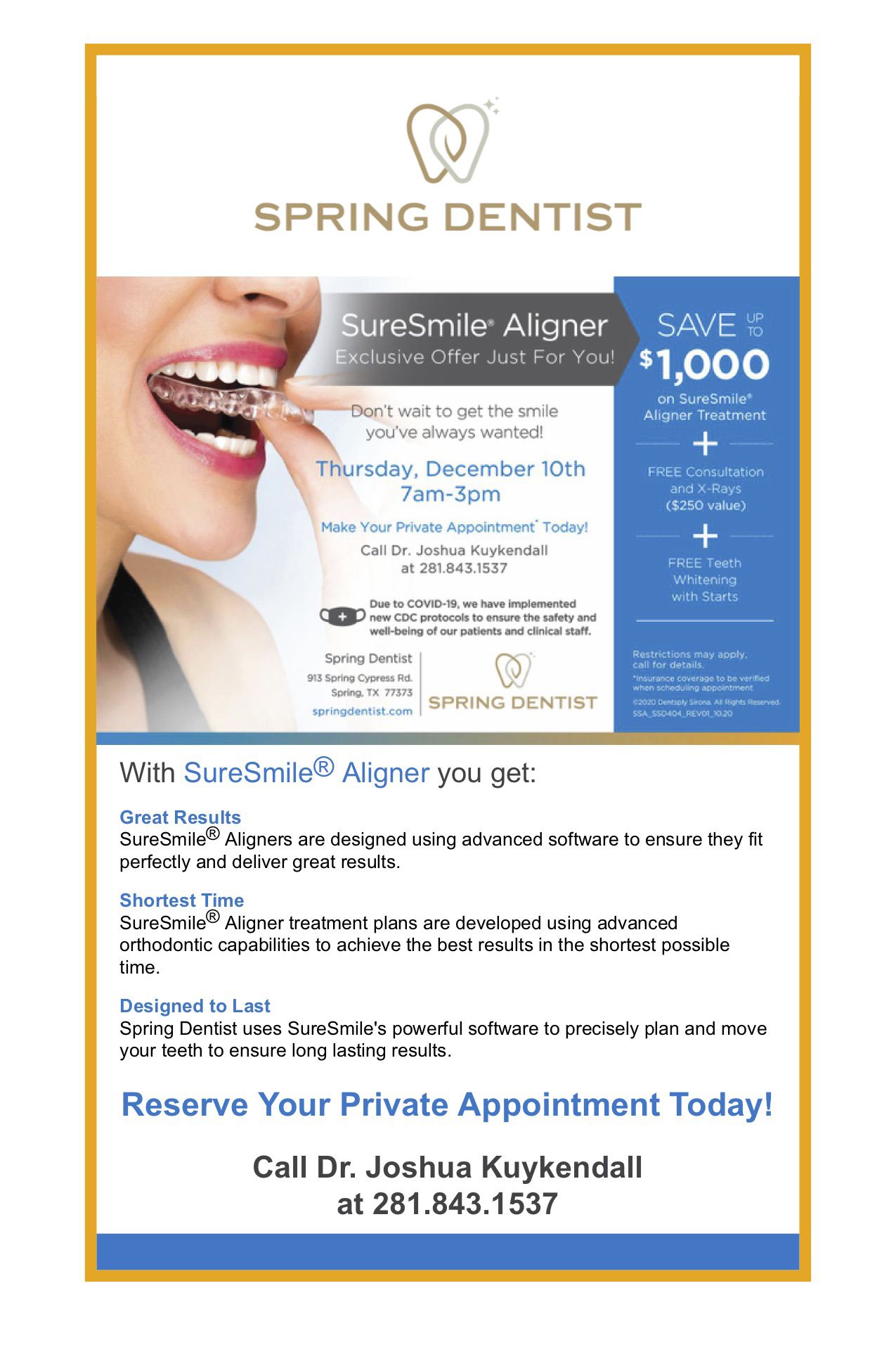 SpringDentistEMAIL Spring Dentist Blog