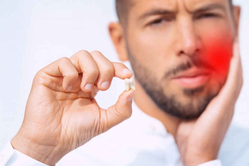 a man undergoing wisdom tooth recovery in Spring